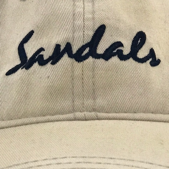 Gear for Sandals on Tan & Black Adjustable Travel & Beach Baseball Cap - Picture 7 of 14